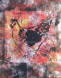 Chicken 2 by Ann Zanbilowicz - Chicken 2