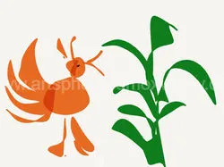 Chickweed Digital Painting by Kate Brown