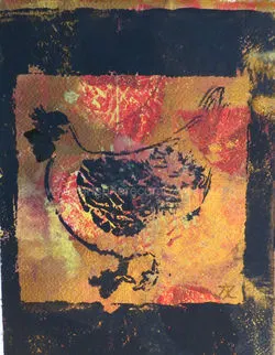 Chicken 3 by Ann Zanbilowicz